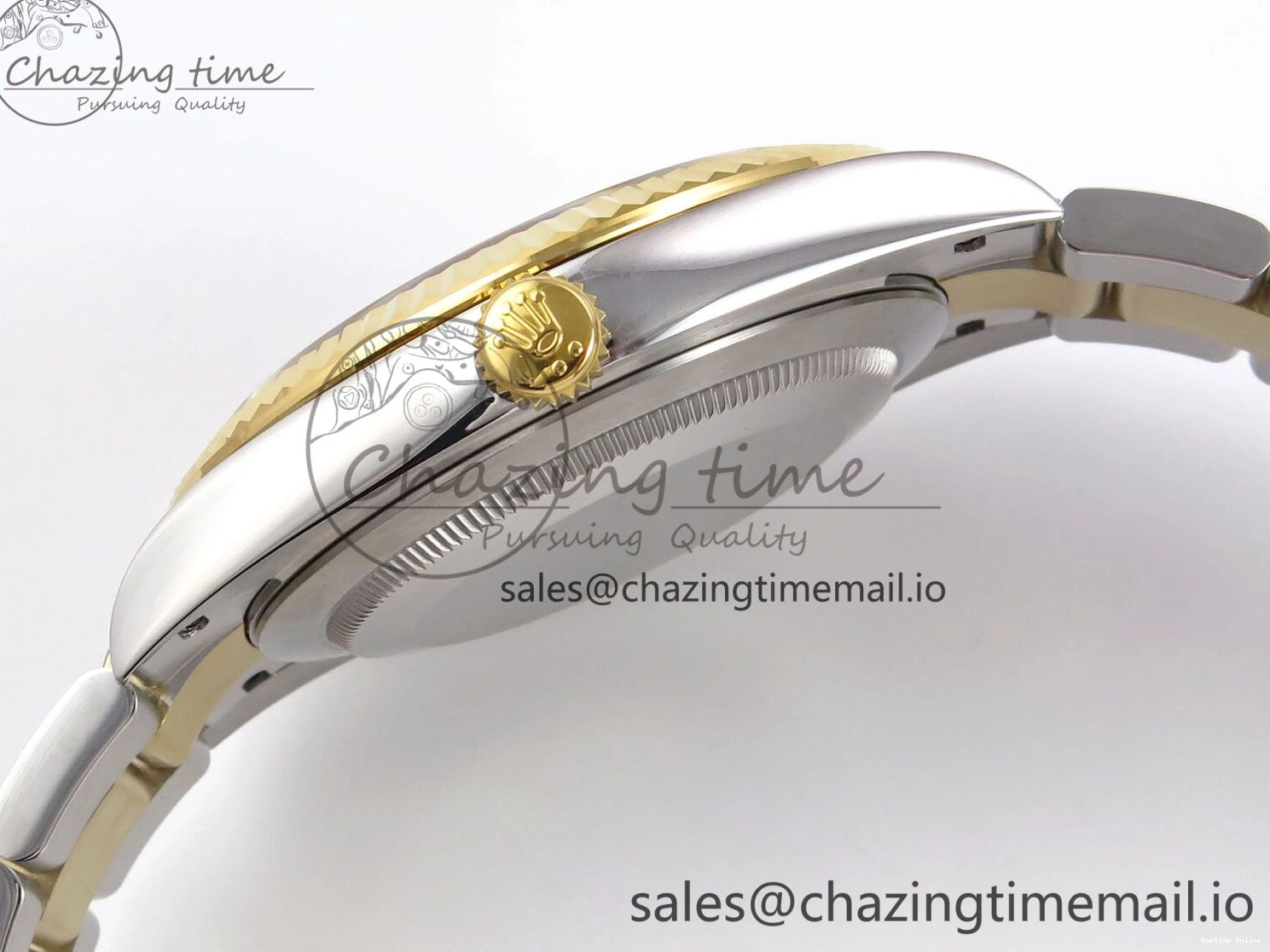 0506 DateJust 41 126333 EWEF Best Edition YG Stick Dial on SS YG Oyster Bracelet A Durable 971